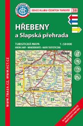 KČT 38 Hřebeny a Slapská přehrada 1:50 000/turistická mapa KČT 38 Hřebeny a Slapská přehrada 1:50 000/turistická mapa