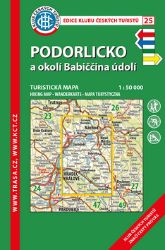 KČT 25 Podorlickoa okolí Babiččina údolí 1:50 000/turistická mapa - Podle země KČT 25 Podorlickoa okolí Babiččina údolí 1:50 000/turistická mapa