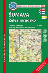 Šumava, Železnorudsko /KČT 64 1:50T Turistická mapa Šumava, Železnorudsko /KČT 64 1:50T Turistická mapa