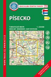 KČT 71 Písecko 1:50 000/turistická mapa - Mapy Česká republika KČT 71 Písecko 1:50 000/turistická mapa