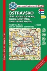 KČT 61-62 Ostravsko 1:50 000/turistická mapa - Mapy Ostravy KČT 61-62 Ostravsko 1:50 000/turistická mapa