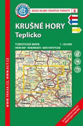 KČT 6 Krušné hory-Teplicko 1:50 000 / turistická mapa - Cestování Krušné hory-Teplicko /KČT 6 1:50T Turistická mapa
