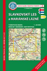KČT 2 Slavkovský les a Mariánské Lázně 1:50 000/turistická mapa - Mapy Česká republika KČT 2 Slavkovský les a Mariánské Lázně 1:50 000/turistická mapa