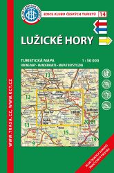 KČT 14 Lužické hory 1:50 000 / turistická mapa - Podle země KČT 14 Lužické hory 1:50 000 / turistická mapa