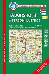 KČT 76 Táborsko jih a Střední Lužnice 1:50 000 / turistická mapa KČT 76 Táborsko jih a Střední Lužnice 1:50 000 / turistická mapa