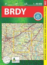 KČT 402 Brdy 1:40 000 Turistická mapa KČT 402 Brdy 1:40 000 Turistická mapa