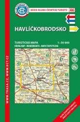 KČT 46 Havlíčkobrodsko 1:50 000 / turistická mapa - Turistické mapy KČT 46 Havlíčkobrodsko 1:50 000 / turistická mapa