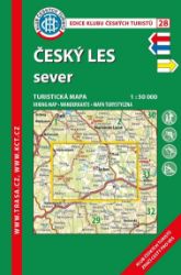 KČT 28 Český les - sever 1:50 000 / turistická mapa - Turistické mapy KČT 28 Český les - sever 1:50 000 / turistická mapa