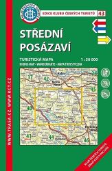 KČT 43 Střední Posázaví 1:50 000 / Turistická mapa - Turistické mapy České republiky KČT 43 Střední Posázaví 1:50 000 / Turistická mapa