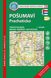 KČT 70 Pošumaví - Prachaticko 1:50 000 / turistická mapa - Turistické mapy KČT 70 Pošumaví - Prachaticko 1:50 000 / turistická mapa