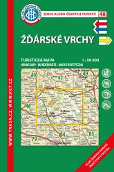 Mapa - 48 Žďárské vrchy