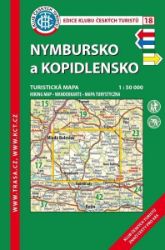 KČT 18 Nymbursko a Kopidlnsko 1:50 000/ 5. vydání 2022 - Turistické mapy České republiky KČT 18 Nymbursko a Kopidlnsko 1:50 000/ 5. vydání 2022