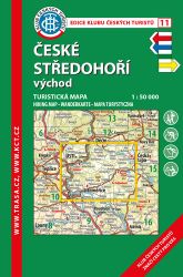 KČT 11 České středohoří - východ 1:50 000 / turistická mapa KČT 11 České středohoří - východ 1:50 000 / turistická mapa