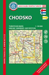 KČT 63 Chodsko / turistická mapa 1 : 50 000