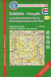KČT 65 Šumava - Povydří a NP 1:50 000/ 10. vydání 2022 - Turistické mapy České republiky KČT 65 Šumava - Povydří a NP 1:50 000/ 10. vydání 2022