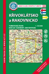 KČT 33 Křivoklátsko, Rakovnicko 1:50 000 - neuveden - Mapy a průvodci KČT 33 Křivoklátsko, Rakovnicko 1:50 000