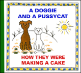 A Doggie and Pussycat - How They Were Making a Cake - Josef Čapek - Anglické knihy pro děti A Doggie and Pussycat - How They Were Making a Cake