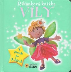 Víly - Říkanková puzzle kniha - Marcela Grez - Interaktivní knihy pro nejmenší Víly - Říkanková puzzle kniha