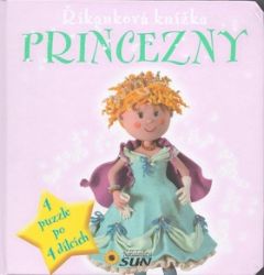 Princezny - Říkanková puzzle kniha - Marcela Grez - Interaktivní knihy pro nejmenší Princezny - Říkanková puzzle kniha