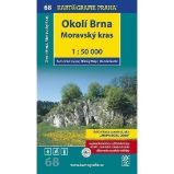 1: 50T (68)-Okolí Brna, Moravský kras (turistická mapa) - Turistické mapy České republiky 1: 50T (68)-Okolí Brna, Moravský kras (turistická mapa)
