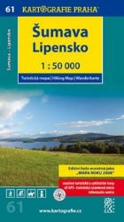 1: 50T (61)-Šumava, Lipensko (turistická mapa) - Turistické mapy České republiky 1: 50T (61)-Šumava, Lipensko (turistická mapa)