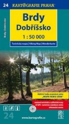 1: 50T (24)-Brdy, Dobříšsko (turistická mapa) - Mapy a průvodci 1: 50T (24)-Brdy, Dobříšsko (turistická mapa)