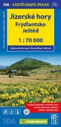 1: 70T(106)-Jizerské hory,Frýdlantsko (cyklomapa)