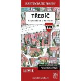 Třebíč - Historické centrum/Kreslený plán města - Města České republiky Třebíč - Historické centrum/Kreslený plán města