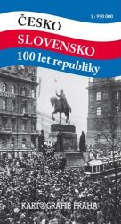 Česko Slovensko 100 let republiky 1:950 000 Česko Slovensko 100 let republiky 1:950 000