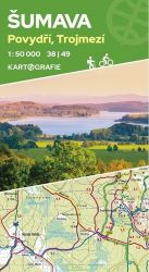 Šumava, Povydří, Trojmezí 38|49 - oboustranná turistická mapa 1:50 000