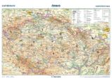 Česko - vlastivědná mapa, 1 : 1 100 000 / obrysová mapa / 46 x 32 cm Česko - vlastivědná mapa, 1 : 1 100 000 / obrysová mapa / 46 x 32 cm