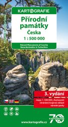Přírodní památky Česka 1:500 000 - Mapy Česká republika Přírodní památky Česka 1:500 000