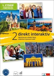 Direkt interaktiv 2 (A2) – učebnice s prac. sešitem + MP3/Videa ke stažení + žák. licence - Tomáš Černý,Sandra Tranta,Lenka Kovačková,Helena Průžová - Učebnice němčiny pro SŠ Direkt interaktiv 2 (A2) – učebnice a pracovní sešit + kód