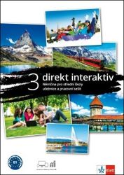 Direkt interaktiv 3 (B1) – učebnice s prac. sešitem + MP3/Videa ke stažení + žák. licence - Tomáš Černý,Sandra Tranta,Lenka Kovačková - Učebnice němčiny Direkt interaktiv 3 (B1) – balíček + žák. kód