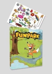 Funpark 1 - šanon pro žákovské portfolio + samolepky - Samolepky Funpark 1 - šanon pro žákovské portfolio + samolepky