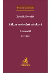 Zákon směnečný a šekový: Komentář, 6. vydání