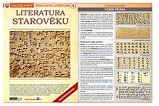 Literatura starověku - Naučné karty
