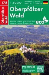 PMG 178 Oberpfälzer Wald 1:50 000 - Mapy a průvodci PMG 178 Oberpfälzer Wald - : Hornofalcký les 1 :50 000