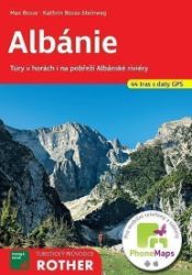 WF 59 Albánie - Rother / turistický průvodce - Kathrin Bosse-Steinweg,Max Bosse - Mapy Balkánský polostrov Albánie - Turistický průvodce Rother