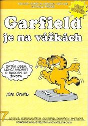 Garfield je na vážkách (č.7) - Jim Davis - Dětský komiks Garfield Garfield je na vážkách (č.7)