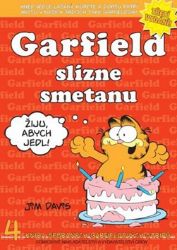 Garfield slízne smetanu - 4. kniha sebraných garfieldových stripů - Jim Davis - Dětský komiks Garfield Garfield slízne smetanu