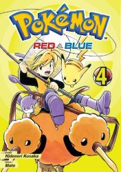 Pokémon 4 - Red a blue - Hidenori Kusaka - Dětský komiks Pokémon Pokémon: Red a Blue 4