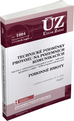 ÚZ 1604 Technické podmínky provozu na pozemních komunikacích, Pohonné hmoty ÚZ 1604 Technické podmínky provozu na pozemních komunikacích, Pohonné hmoty