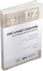 ÚZ č. 1649 - Občanský zákoník - Společenské vědy ÚZ 1649 Občanský zákoník