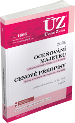 ÚZ č. 1666 - Oceňování majetku, Cenové předpisy, 2026 - Úplná znění předpisů ÚZ č. 1666 - Oceňování majetku, Cenové předpisy, 2026