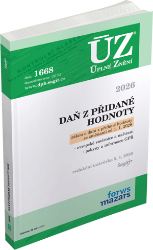 ÚZ č. 1668 - Daň z přidané hodnoty, 2026 ÚZ č. 1668 - Daň z přidané hodnoty, 2026