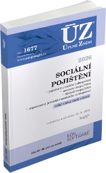 ÚZ č. 1677 - Sociální pojištění, 2026 ÚZ č. 1677 - Sociální pojištění, 2026