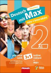 Deutsch mit Max neu + interaktiv 2 PS 3v1 - Milena Zbranková,Oldřich Poul,Jana Tvrzníková - Učebnice němčiny Deutsch mit Max neu + interaktiv 2 PS 3v1