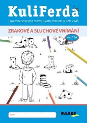 KuliFerda - Zrakové a sluchové vnímání - kolektiv autorů,Hana Nádvorníková,Kristýna Krejčová,Noemi Keřkovská,Jana Pechancová - Naučné knihy pro nejmenší KuliFerda - Zrakové a sluchové vnímání
