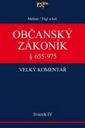 Občanský zákoník Velký komentář § 655-975 - Svazek IV - Rodinné právo
